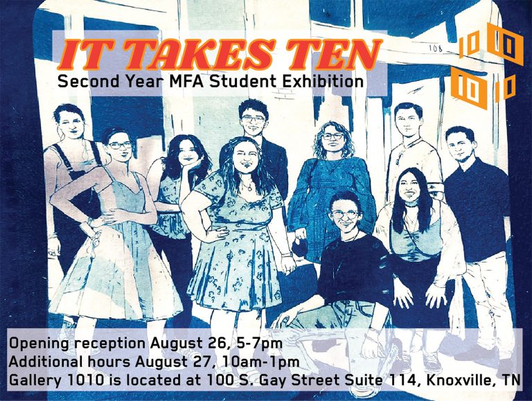 Second Year MFA student exhibition poster