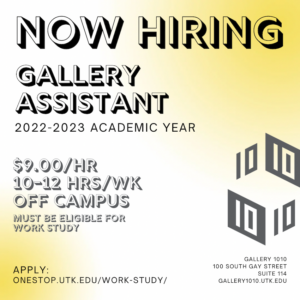 Now Hiring: Gallery Assistant