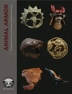 poster showing casts of prehistoric animals