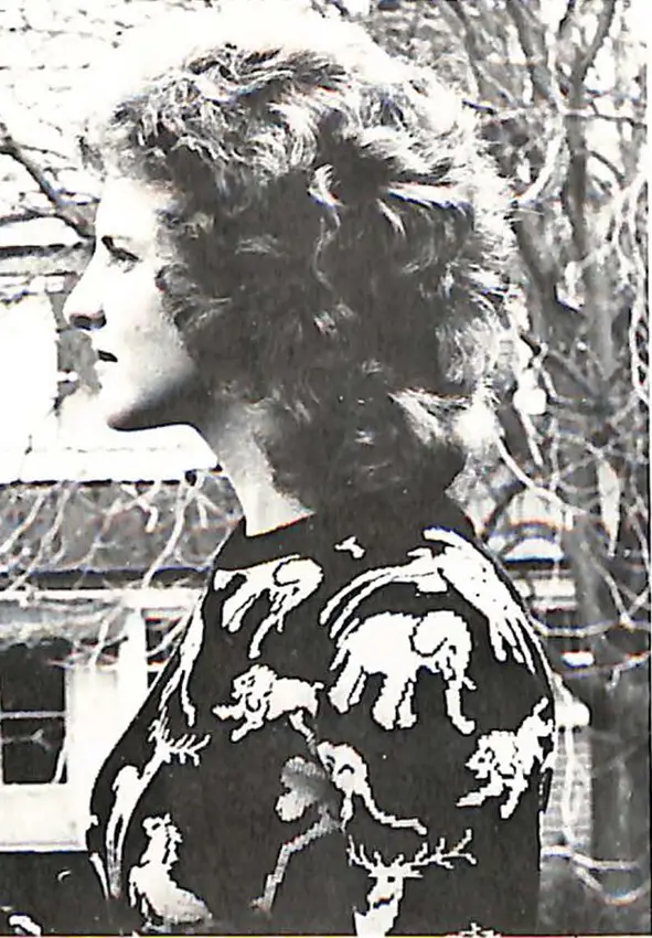 Photograph of Wendy Calman from 1972.