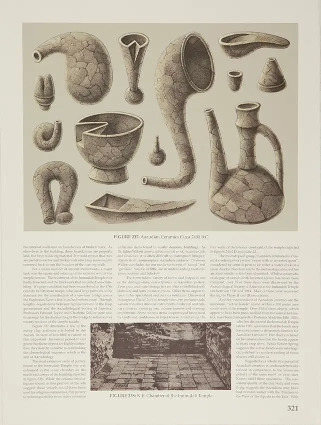 Beauvais Lyons, “Aazudian Excavations, Plate 321,” lithograph, 1990.