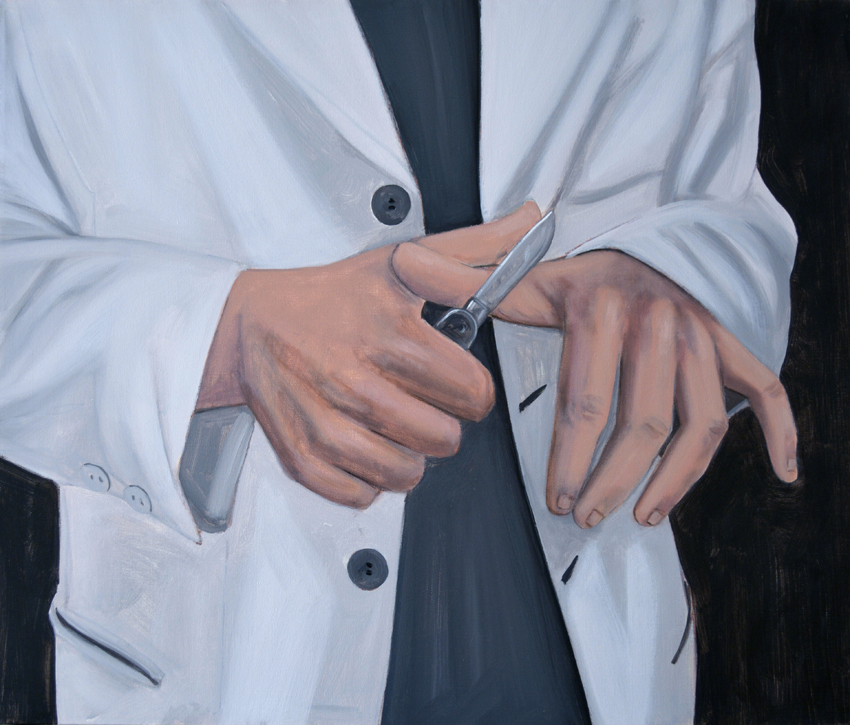 Compromise, acrylic on canvas, 65 x 55 cm, 2016