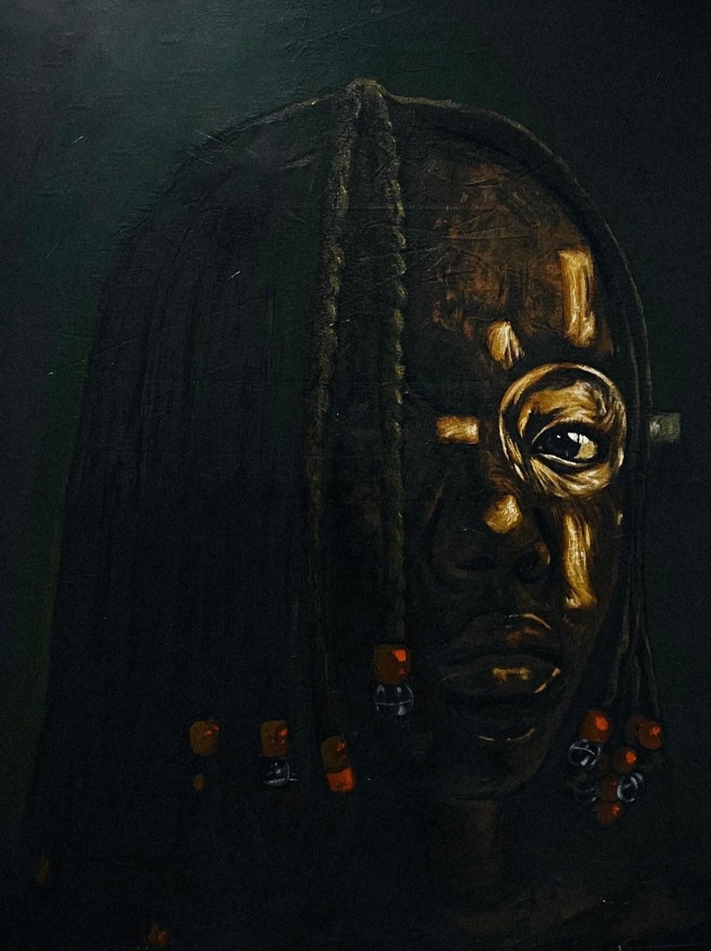 John 1:5 Acrylic paint on canvas  2.5 x 3.5 ft