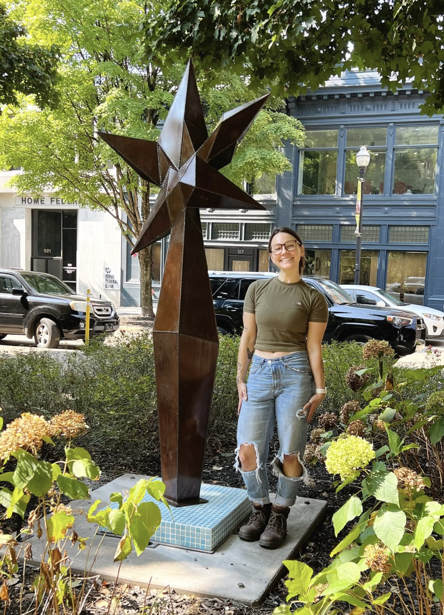 Photo from the exhibition Public Art in Charles Krutch Park