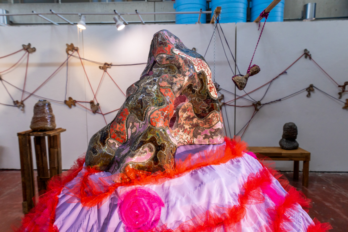 Photo from the exhibition Global Warming: Meltdown, 2026 NCECA Exhibition