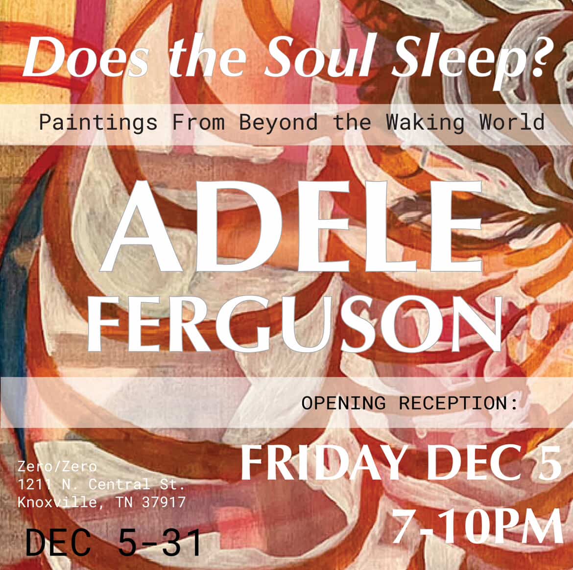 Photo from the exhibition Does the Soul Sleep? Paintings from Beyond the Waking World