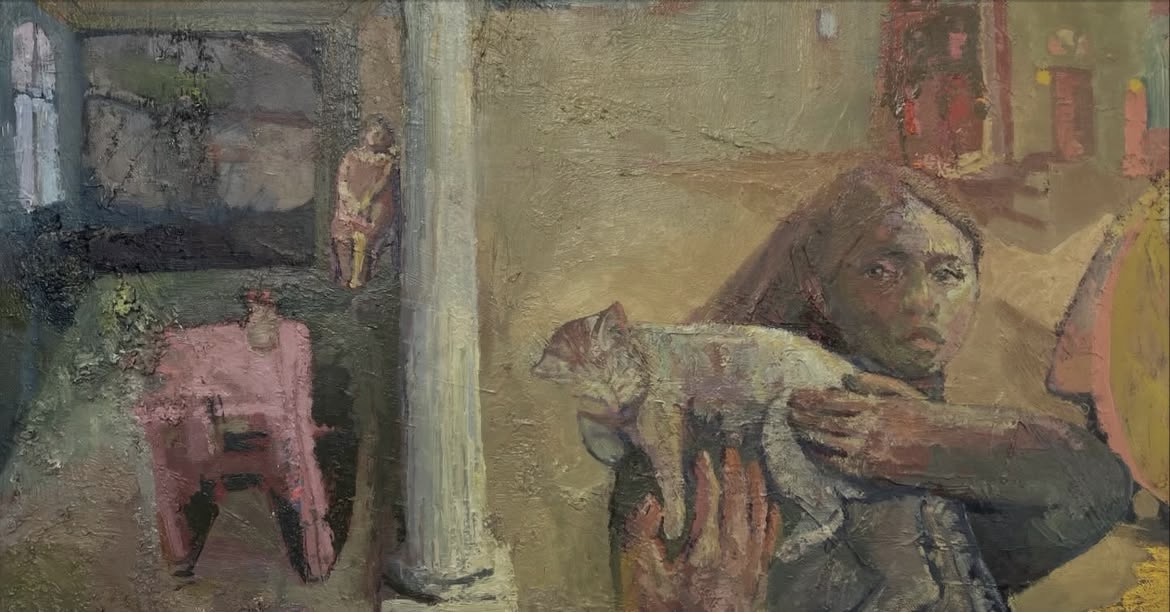 Wayfaring, 2026, oil on canvas, 12 x 24 in.
